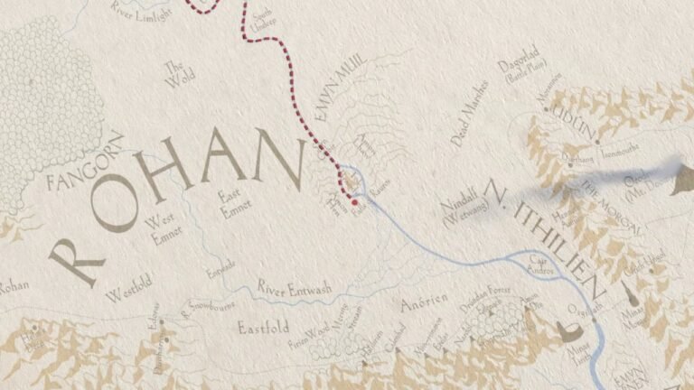 Frodo's Epic Journey: Tracing the Map of Middle-earth